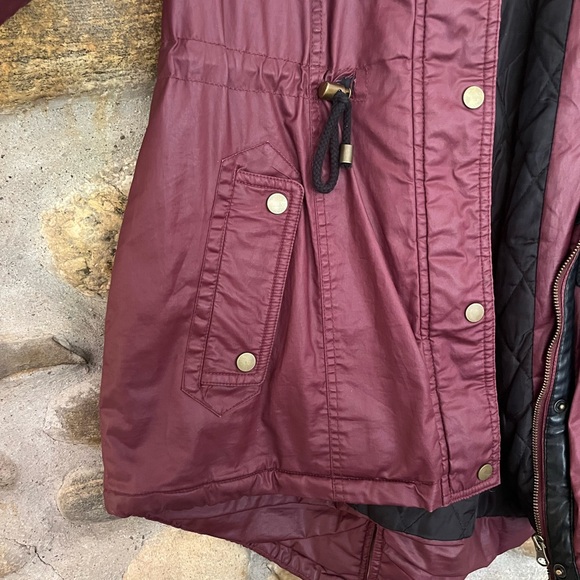 American Rag Maroon Utility Jacket - Picture 4 of 7